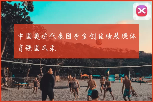 中国奥运代表团夺金创佳绩展现体育强国风采